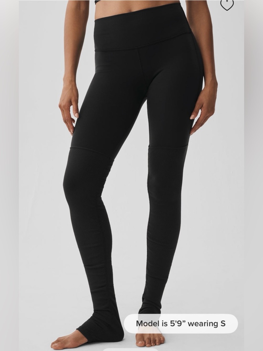 ALO Yoga Black High-Rise Performance Leggings. Goddess Legging.